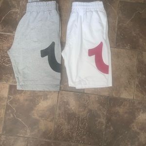 True religion shorts and 2 polos if you buy